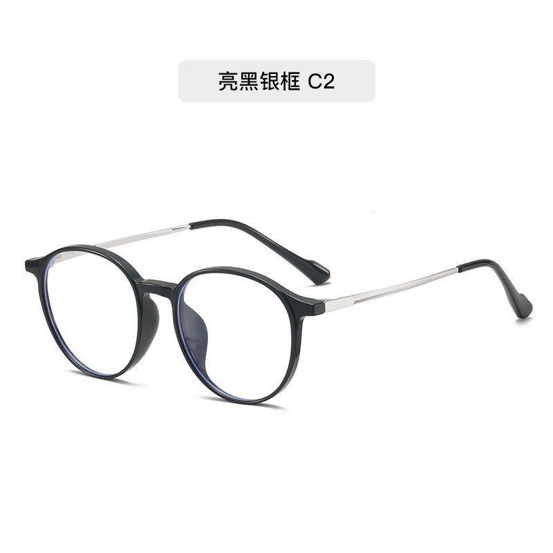 Espejos de marco retro ultraligeros con grado, gafas de marco simples anti-luz azul, gafas de negocios simples image 8