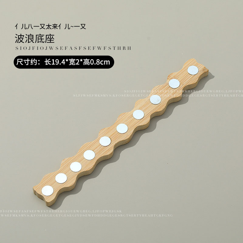 日本製ログネイルトレイネイルアート練習ベースの国境を越えた特別供給、人気の金属製強力磁気フィンガートレイウェアラブルネイルベース|undefined