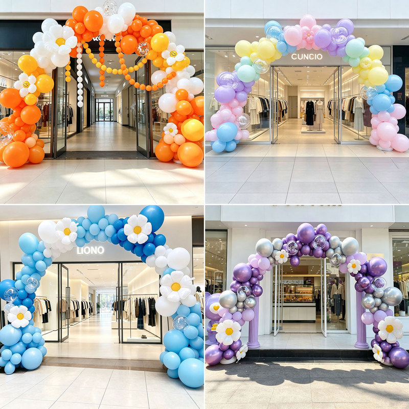 Opening Atmosphere Decoration Balloon Arch Column Stand Anniversary Celebration Store Entrance Birthday Decoration Scene Setup Opening Atmosphere Decoration Balloon Arch Column Stand Anniversary Celebration Store Entrance Birthday Decoration Scene Setup
