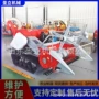 乘坐脱粒自动水稻收割机