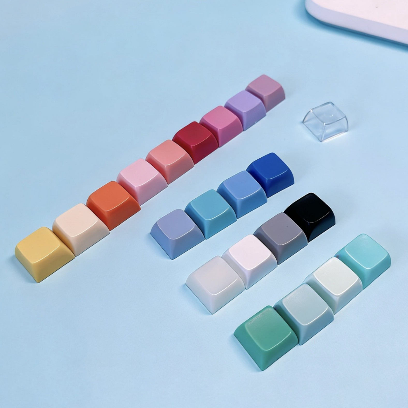 Cross-border ABS keycap mechanical keyboard accessory, square key stress-relief finger toy keycap