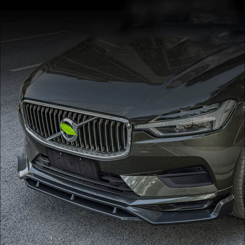 Подходит для модификации Volvo XC60 18-20 годов выпуска, пред-лопасть декор, передний спойлер, передняя небольшая окантовка наружная