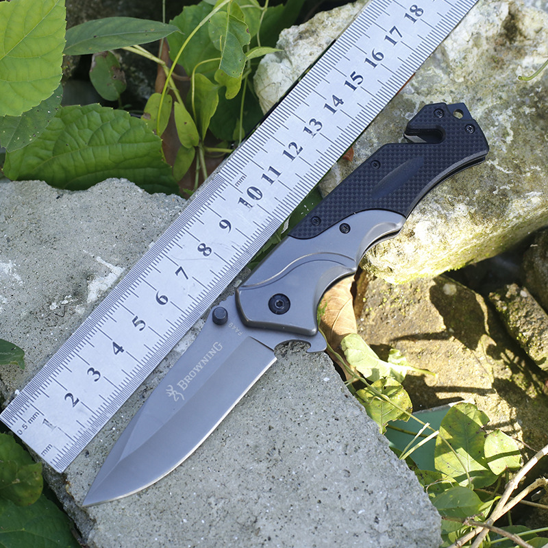 G10折叠刀随身户外刀具野营求生高硬度多功能折刀 野外生存户外