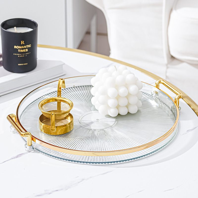 Plato de fruta de alta gama transfronteriza hogar sala de estar mesa de café fruta melón semillas bandeja de plástico Placa de aperitivo de alta calidad Placa de visualización