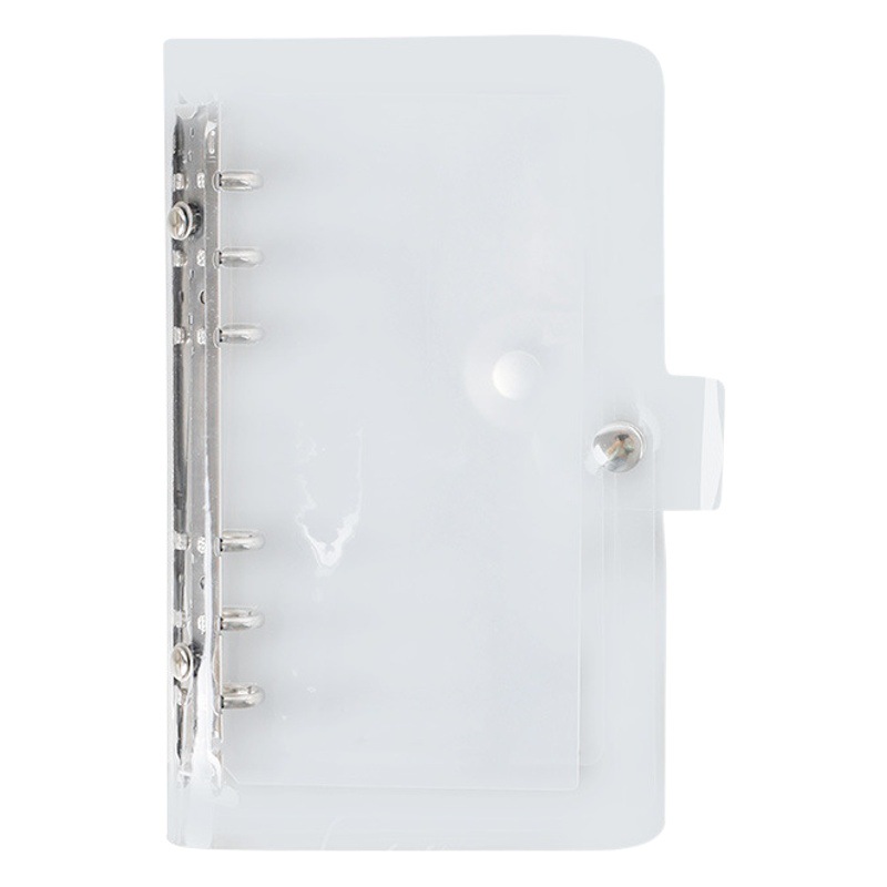 Nail Art Board libro de almacenamiento transparente esmerilado tienda de exhibición multifuncional acrílico de hojas sueltas herramienta de organización de tablero portátil