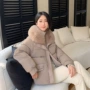 冬季加厚新款拼接棉服