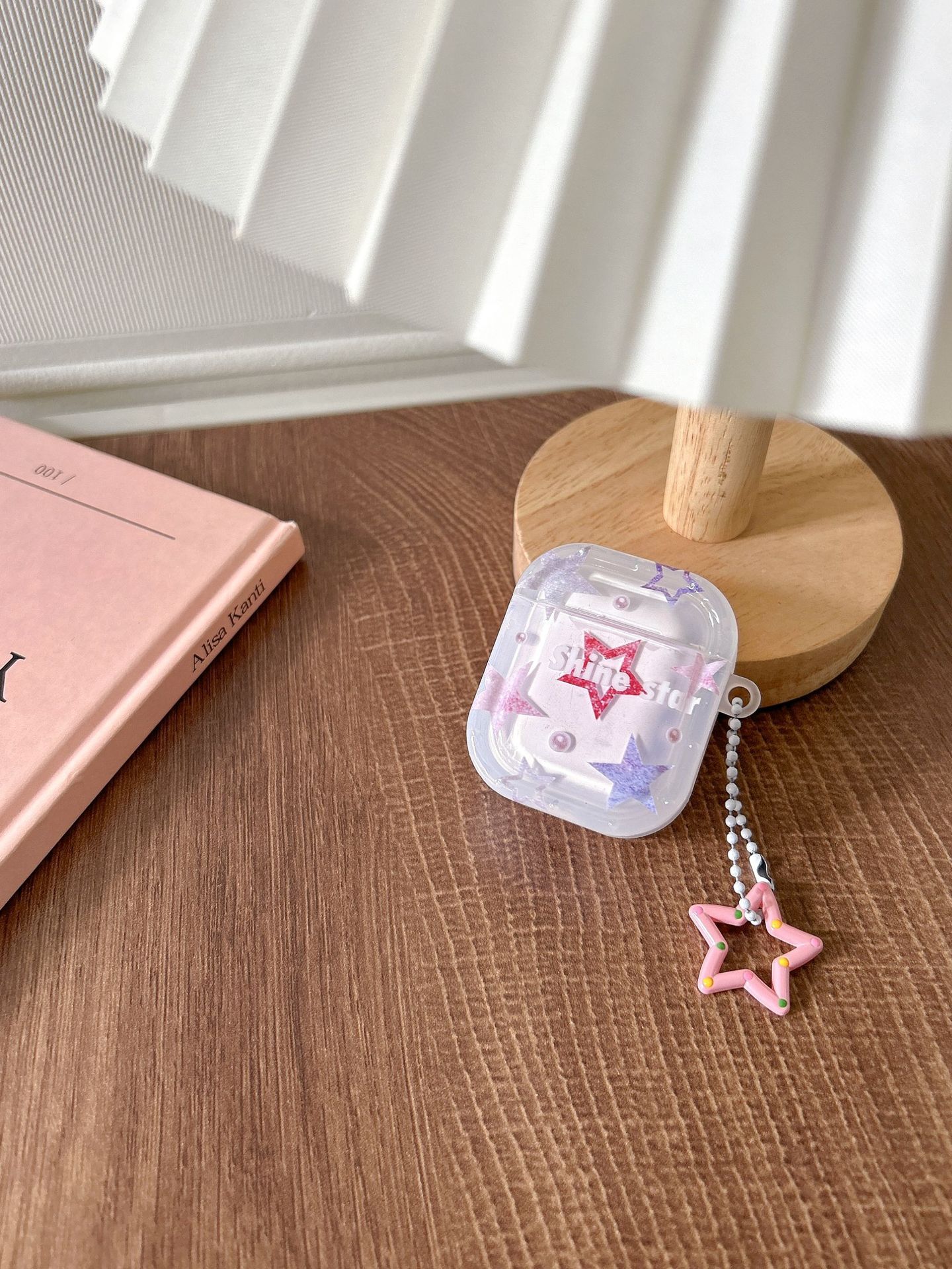 Pearl star for airpods 3 protective case pro2 Bluetooth 1/2 generation earphone case hanging chain_voghion.com