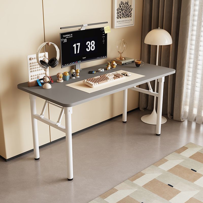 유성 회색 단일 레이어 둥근 다리 흰색 프레임 두꺼운 버전