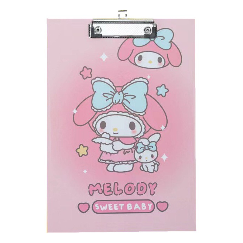 Sanrio A4 DE ALTO aspecto de la carpeta del tablero de la carpeta multi-función de escritura tablero de libro pad estudiante de escritura papel de prueba
