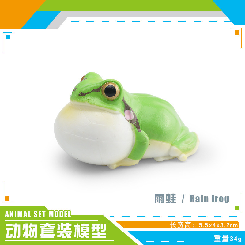Transfronterizos mini simulación perro de madera panda cerdo conejo blanco serpiente blanca hámster nutria foca animal adornos modelo juguete