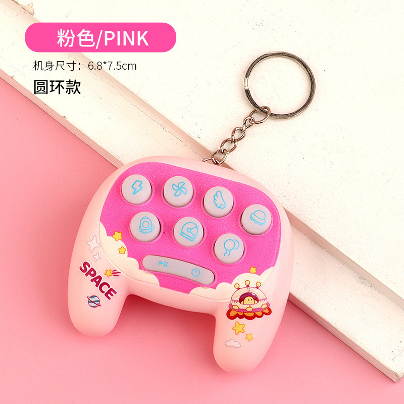 Handheld handle whack-a-mole [pink]