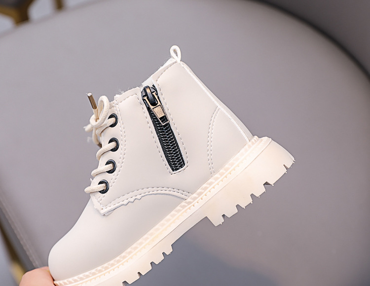 Bottines martin fourrées pour enfant chaussures hiver garçon_voghion.com