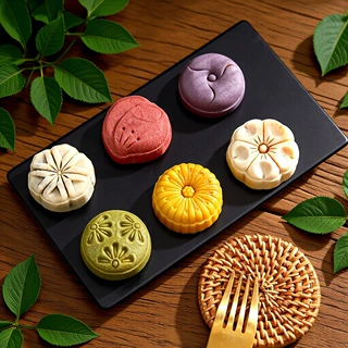 和果子日式豆沙糕点定制美食礼盒好吃的和菓子定做零食180g6个装