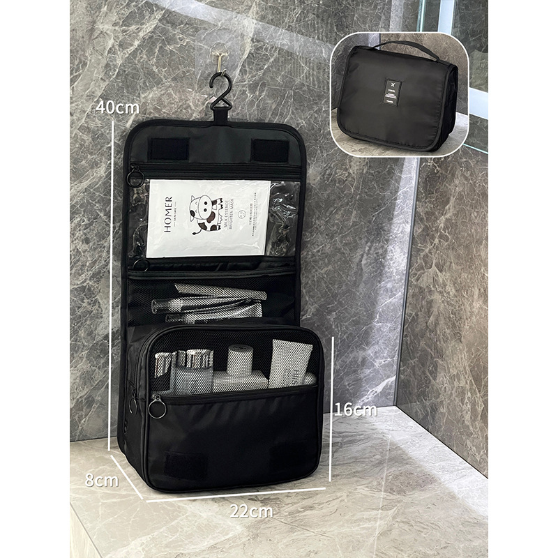 2024 nueva bolsa de maquillaje portátil de gran capacidad para mujeres bolsas de almacenamiento plegables para productos de cuidado de la piel de viaje bolsas de lavado bolsas de almacenamiento