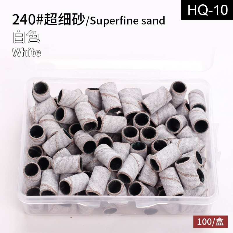 Juego de Anillos de Pulido para Uñas, con Eje para Máquina de Pulir, Anillos de Pulido Coloridos con Grano de Diamante