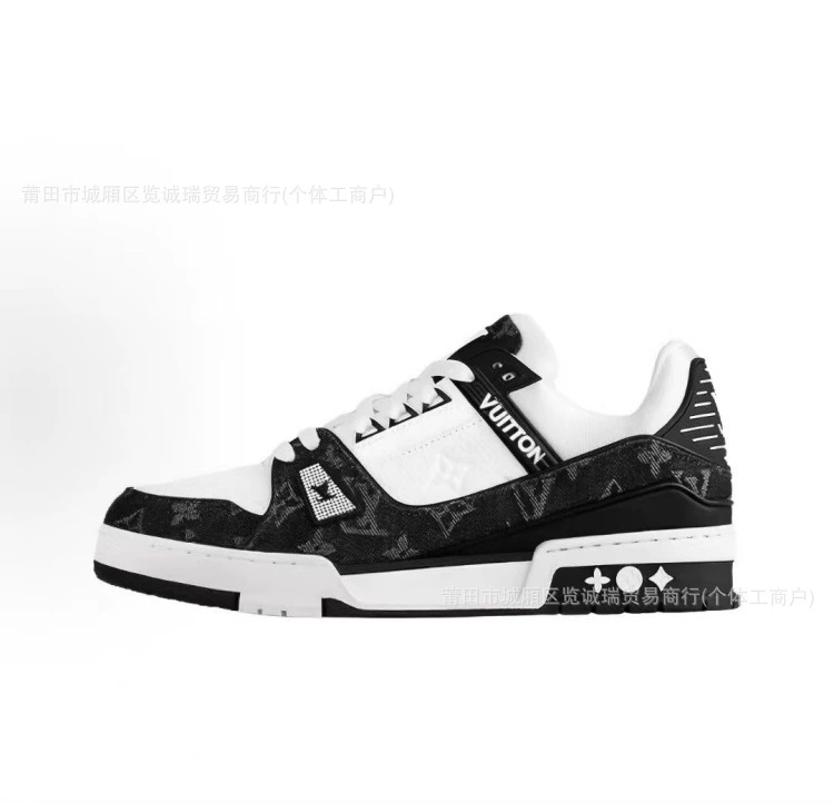 Кроссовки Trainer (Lvjia) унисекс с толстой подошвой и тиснением — европейский стиль, повседневные беговые