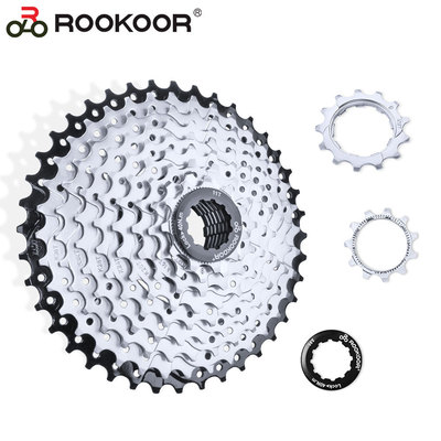 Rookoor9 speed 11-40T silvery Mountain bike Cassette free wheel Bicycle parts gear wholesale One piece On behalf of
