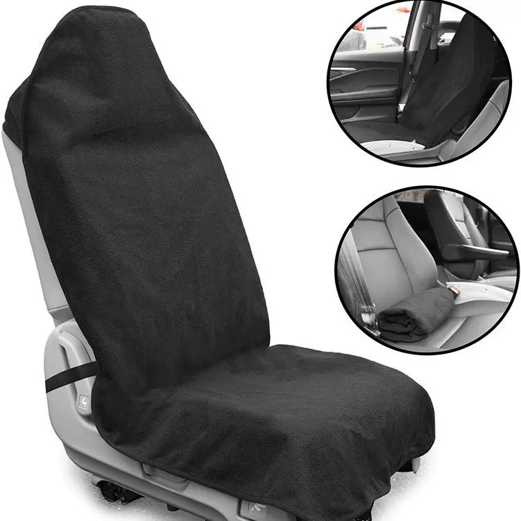 跨境厂家汽车通用座椅保护套外贸防水防滑运动座椅垫吸汗毛巾坐垫