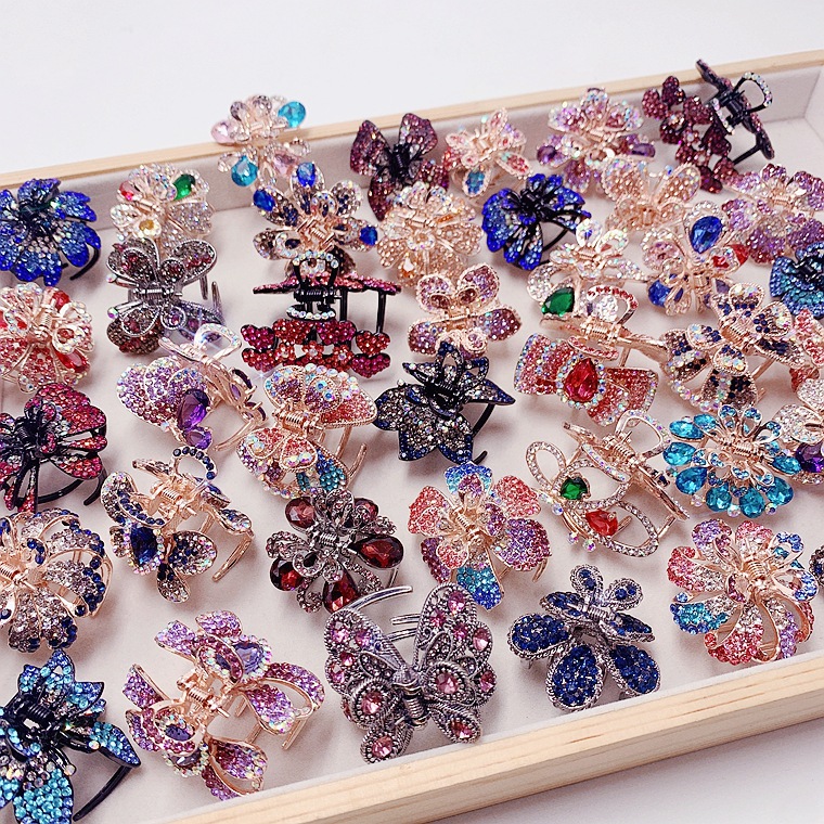 High-end fashionable crab pin with zircon