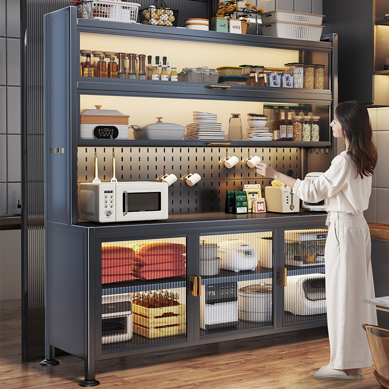 Flip-Up Door Kitchen Organization and Storage Storage Cabinet Multi-Layer Sandwich with Door Multi-Functional Operating Table Two-Color Sideboard Flip-Up Door Kitchen Organization and Storage Storage Cabinet Multi-Layer Sandwich with Door Multi-Functional Operating Table Two-Color Sideboard