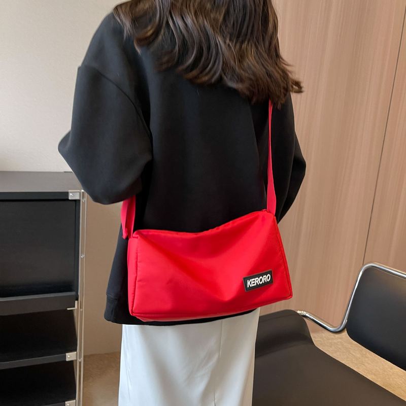 Foreign Trade 2025 Spring and Summer New Versatile Crossbody Bag Oxford Cloth Large Capacity Casual Sports Shoulder Bag