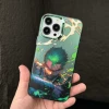 [Draw a knife cable big] Electroplating box-transparent green
