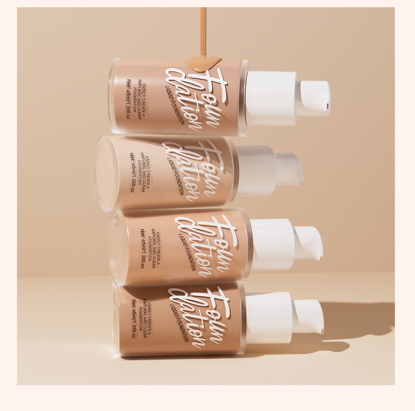 Hellokiss Foundation is a clear, smooth, natural and long-lasting European and American Foundation matte foundation makeup undefined