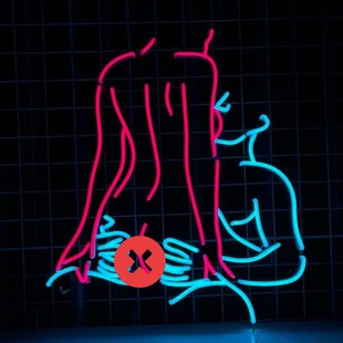 Etsy Sellers Specialize in Sexy Couple Love Making Adult Neon Signs Cross-Border Customization of Men and Women's Passionate Postures