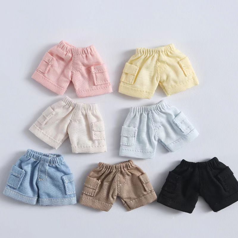Ob11 Doll Clothes Pants Workwear Shorts Bjd 12 Points 20cm Gsc Body Movable Doll Clothes for Gazi Sister Doll Ob11 Doll Clothes Pants Workwear Shorts Bjd 12 Points 20cm Gsc Body Movable Doll Clothes for Gazi Sister Doll