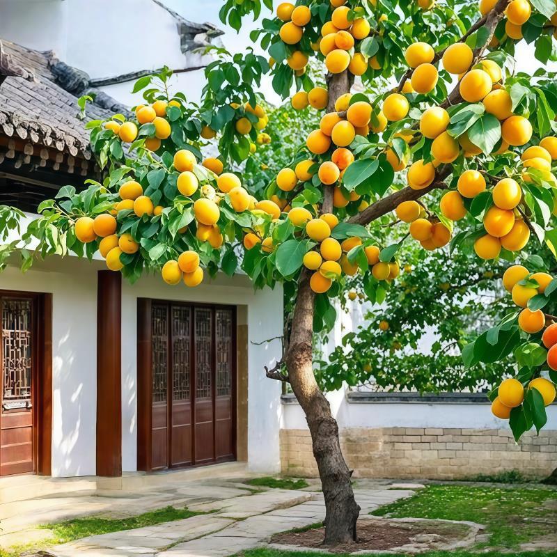 杏树苗早熟帝王甜杏子苗南方北方室外庭院花园种植盆栽地栽果树苗