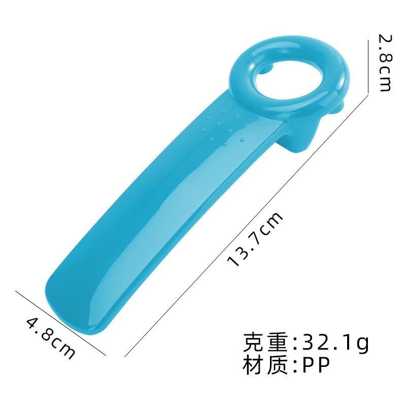 G529 컬러풀한 병따개(파란색 단색, 포장)