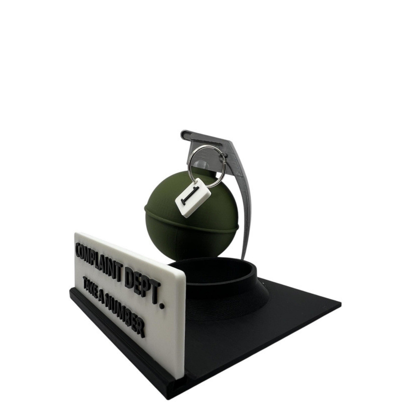 2025跨境爆款Complaint Department Grenade Desk Sign 大量现货|undefined