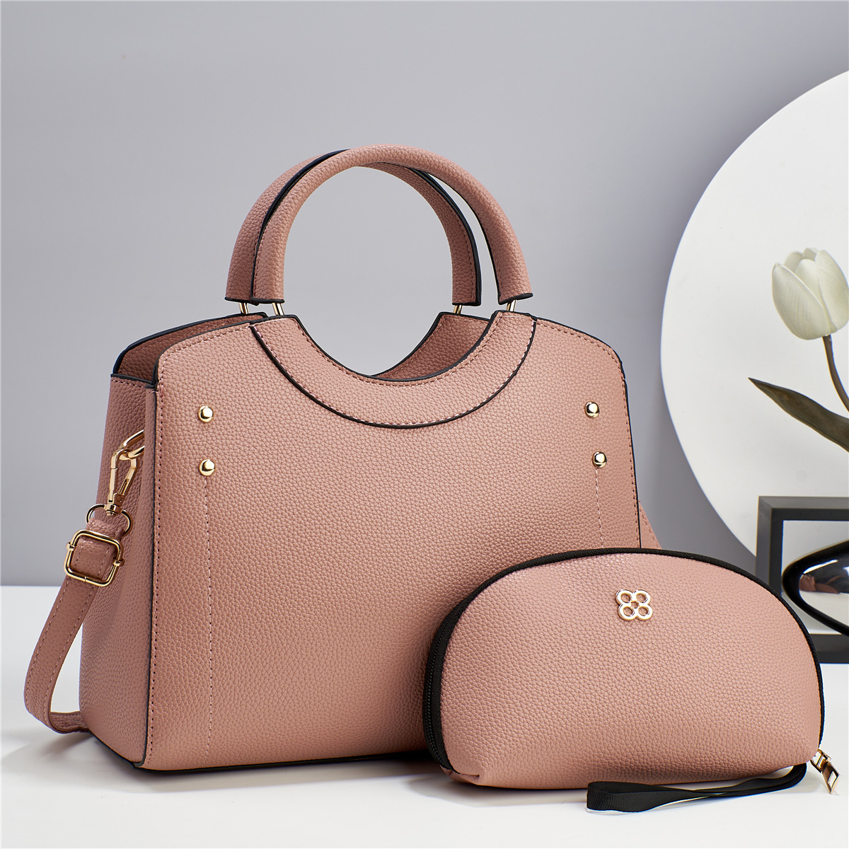 Bolso de hombro de las mujeres elegante bolso de la mamá bolso de moda nueva fábrica de venta directa crossbody nuevo estilo textura image 11