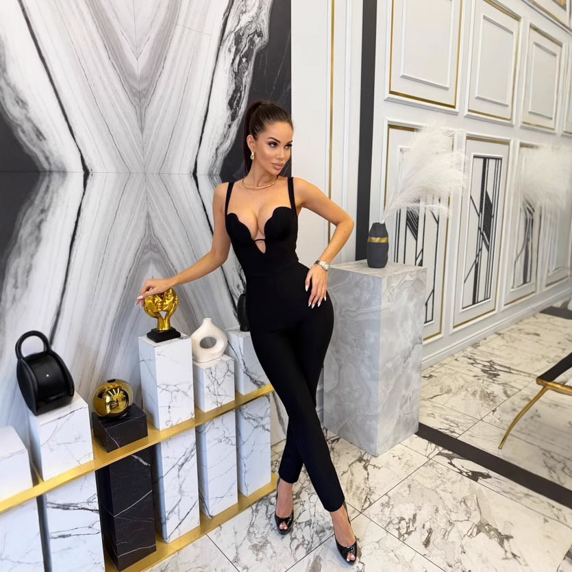 Trend black bodysuit