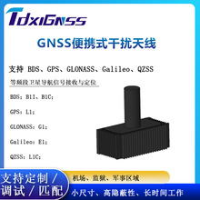 GNSS便携式干扰天线北斗GPS导航定位无人机反制隐蔽设备大功率
