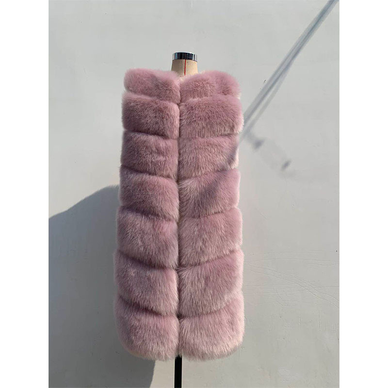 Damen Kunstfellweste Ärmellose Weste Für Herbst Und Winter_voghion.com
