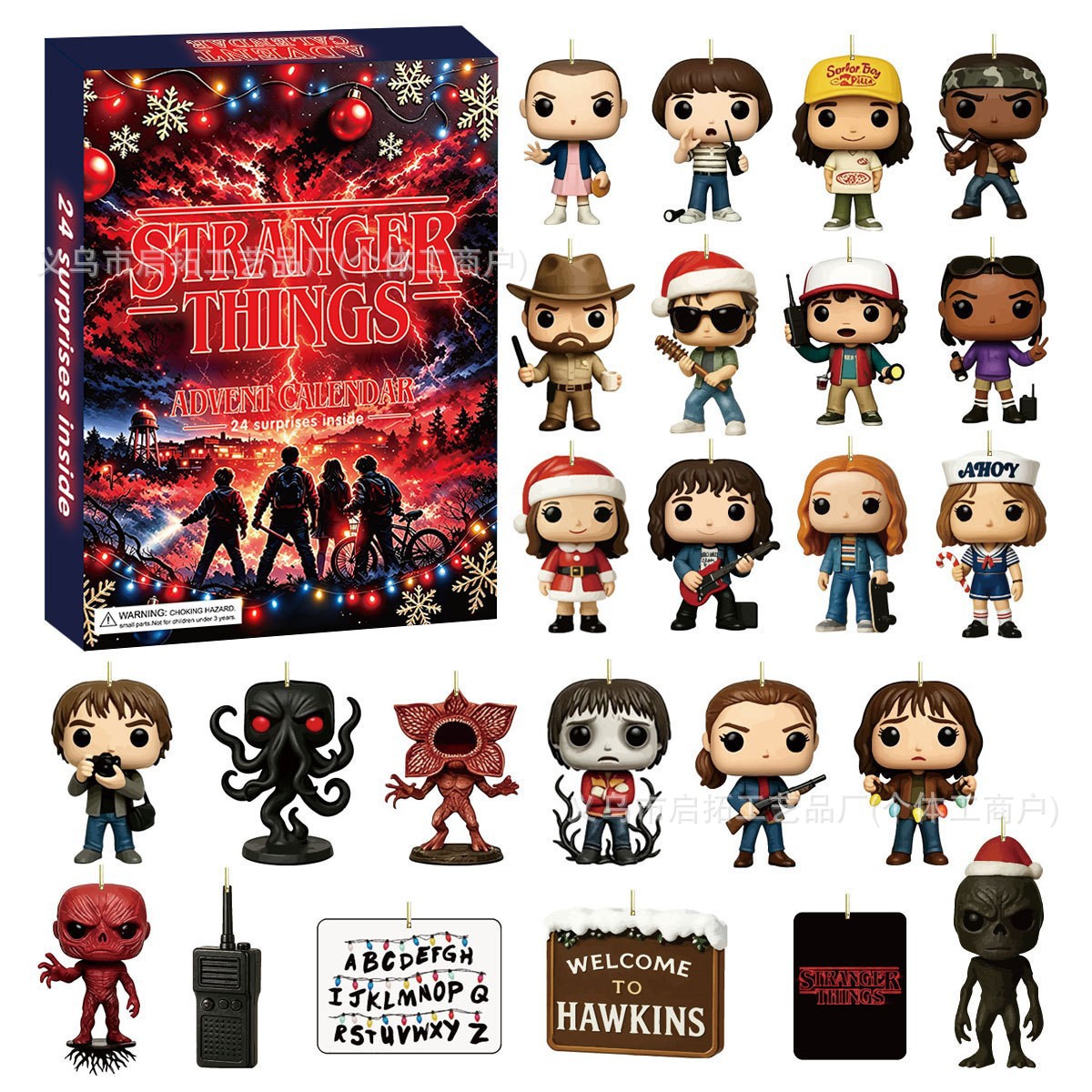 Calendario de Adviento Navideño de Cajas Sorpresa de Acrílico, Interactivo, para Navidad y Fiestas