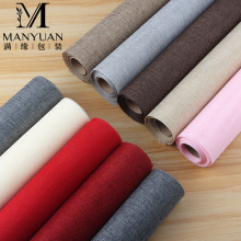 2025年爆款复古彩麻布卷装鲜花店花束包装材料花束花艺包装麻片