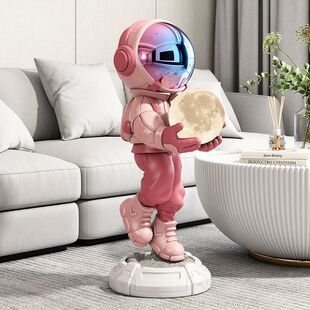 Light Luxury Astronaut Floor-Standing Ornaments Astronaut Living Room Tv Cabinet Home Decoration Housewarming Birthday Gift