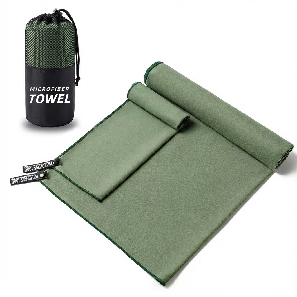 Absorción transfronteriza portátil toalla de secado rápido natación microfibra logo personalizado toalla deportiva succión de sudor gimnasio