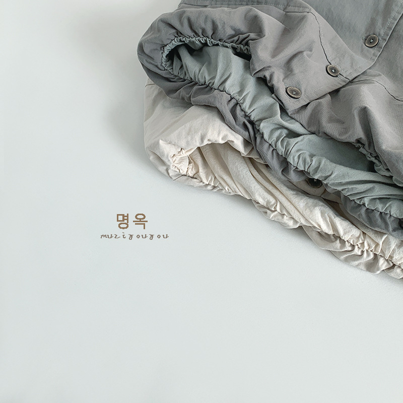 Chaleco para niños 2025 primavera nuevo bebé para niños versión coreana de la chaqueta para niños de moda japonesa chaleco ropa para niños Huzhou