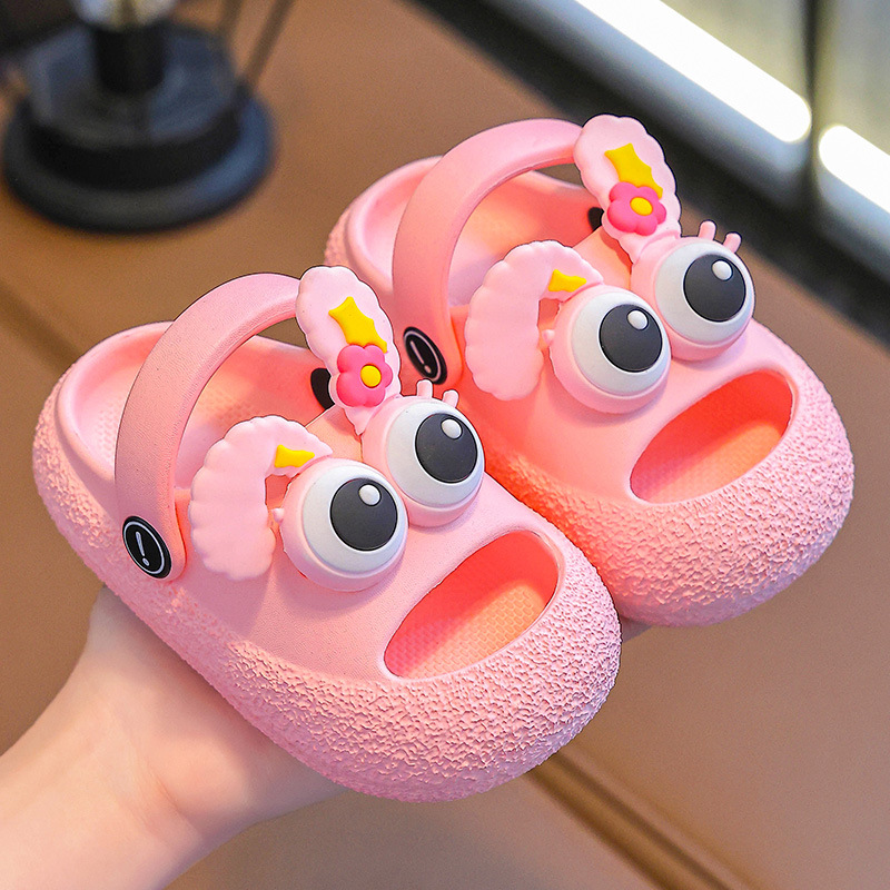 Zapatillas infantiles verano niños 1 - 3 años 2 anti-deslizante bebés niños bañar zapatillas frescas bebés zapatos agujeros de niñas