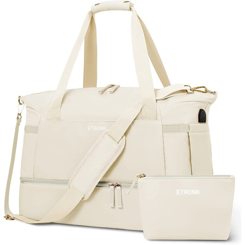 Hot Sale Gym Travel Bag USB Charging Port Waterproof Breathable Durable Dry Wet Separation Multifunctional_voghion.com