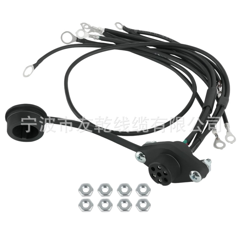 Foruly 插座连接器组件带橡胶盖防尘罩绞车替换零件适用于Gen2 97