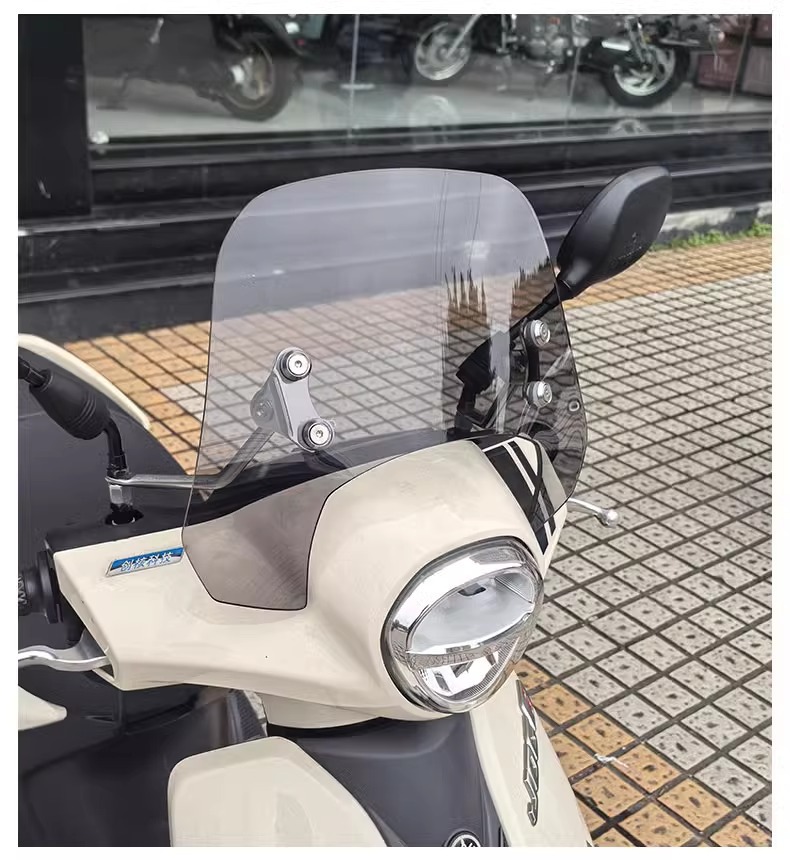 Suitable for 23/24 Yamaha Qiaoge I125Plus Windshield Modification Accessories Front Windshield Windshield