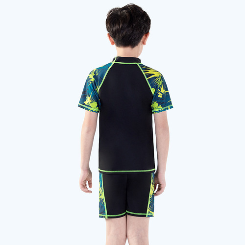 Momasong children's swimsuit, big boy, student swimsuit, teenager fat child split swimsuit and swimming trunks suit