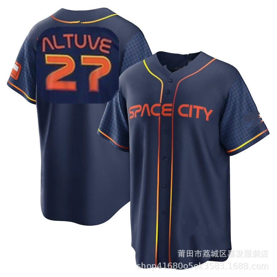 Товары оптовой торговли джерси Astros Pena Altuve Хосе Абреу Астронавт бейсбольная форма