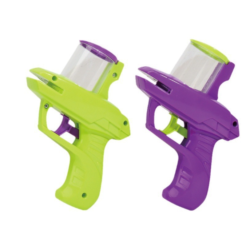Frisbee transfronterizo explosión blanda pistola de rábanos seguridad EVA padre-hijo pistola de platillos voladores juguetes al aire libre juguetes para niños rábanos
