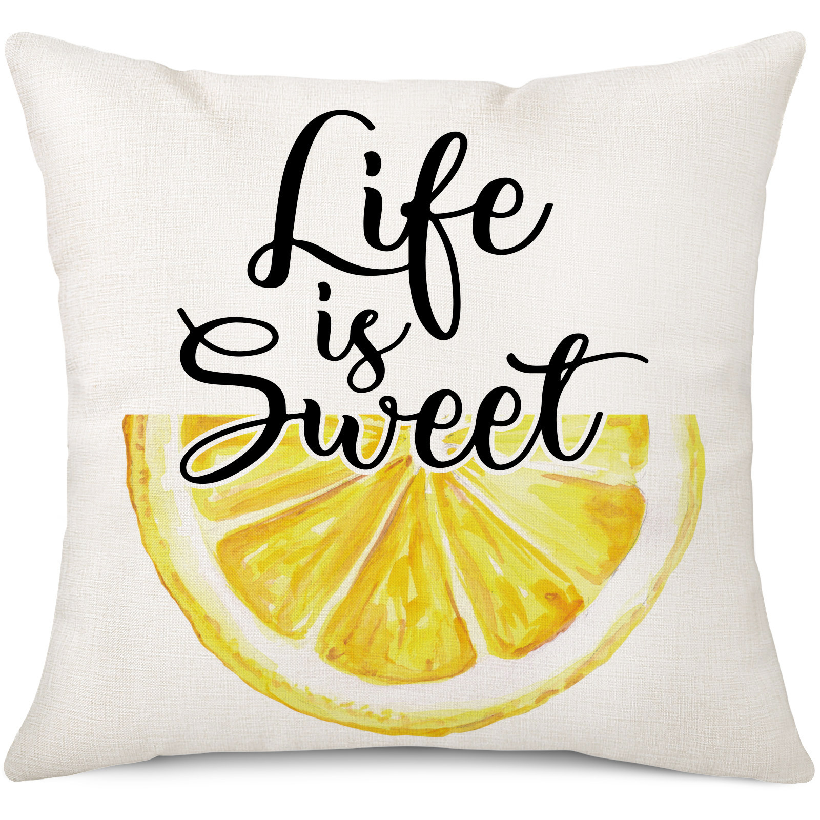 Amazon limón fresco serie de frutas almohada de oficina siesta almohada almohada de casa almohada de cubierta