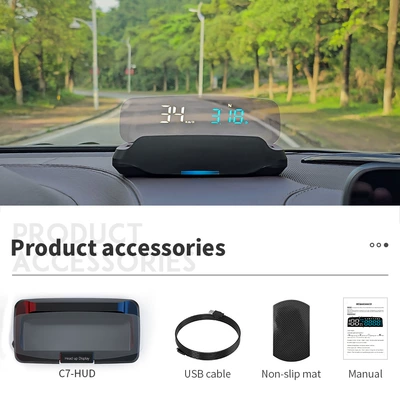 GPS high-definition USB-powered universal | Vehicle HUD
